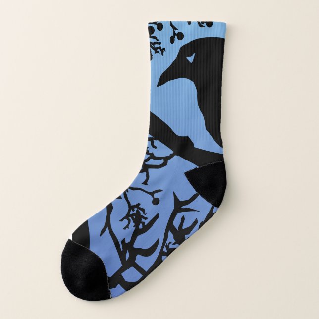 crow shadow socks (Left Outside)
