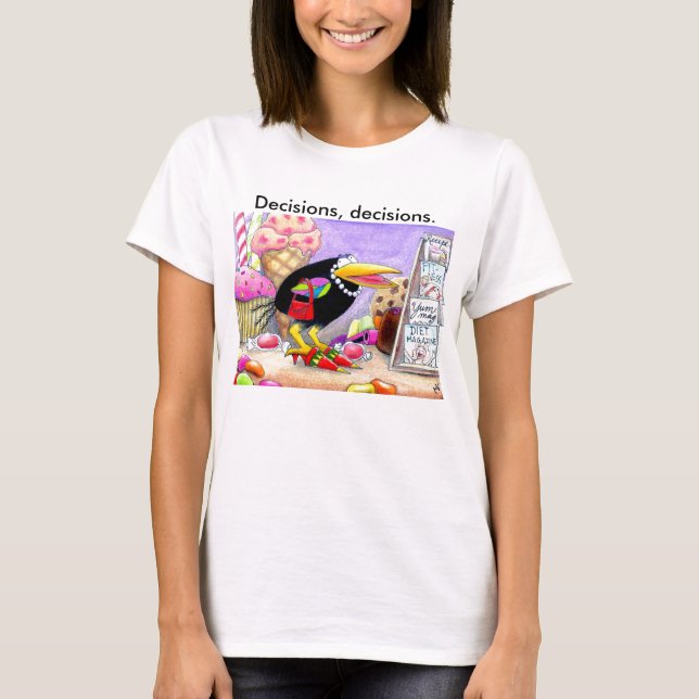 Crow shopping tee shirt (Front)