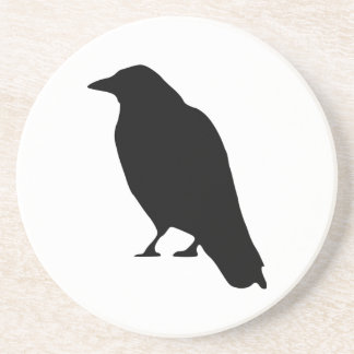 Crow Silhouette Coaster