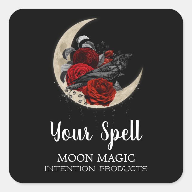 Crow Spell Labels (Front)