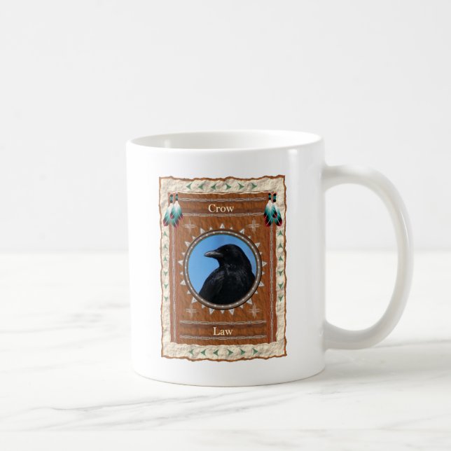 Crow Universal Law Energy Coffee Mug (Right)