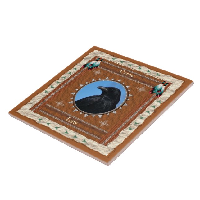 Crow Universal Law Energy Tile (Side)