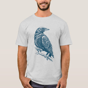 Crow v2 - Ocean Blue T-Shirt