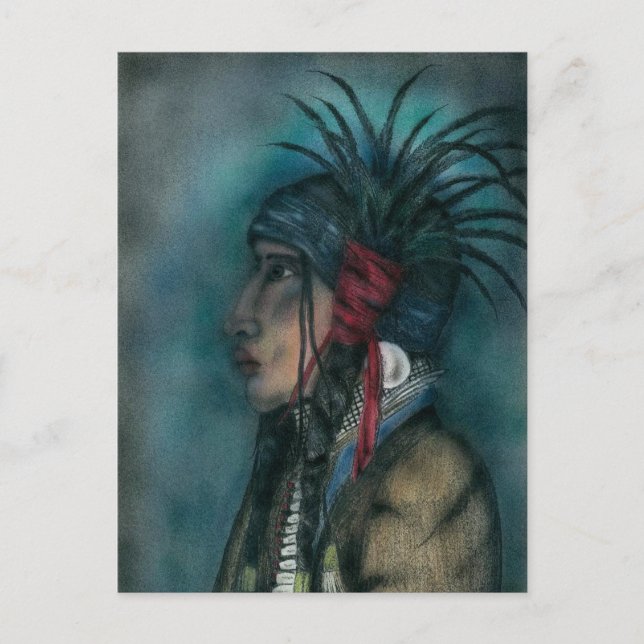 CROW WARRIOR postcard (Front)