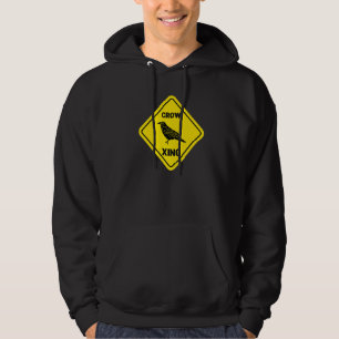 Crow Xing Bird Vintage Hoodie