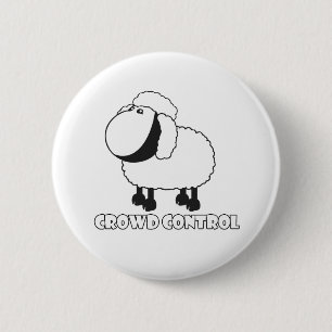 crowd control 2 inch round button