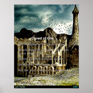 Crowd of one poster