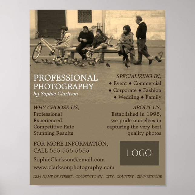 Crowd Portrait, Photography, Photographer Hire Poster (Front)