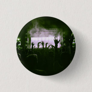 Crowd & Stage - Lime Green 1 Inch Round Button
