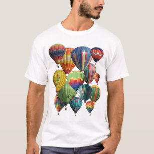 Crowded Colourful Hot Air Balloons  T-Shirt