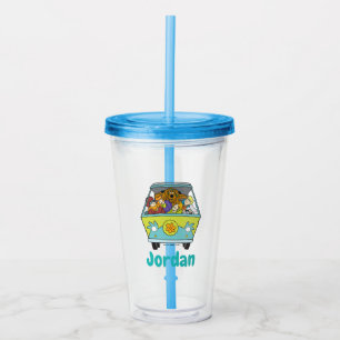 Crowded In The Mystery Machine Acrylic Tumbler