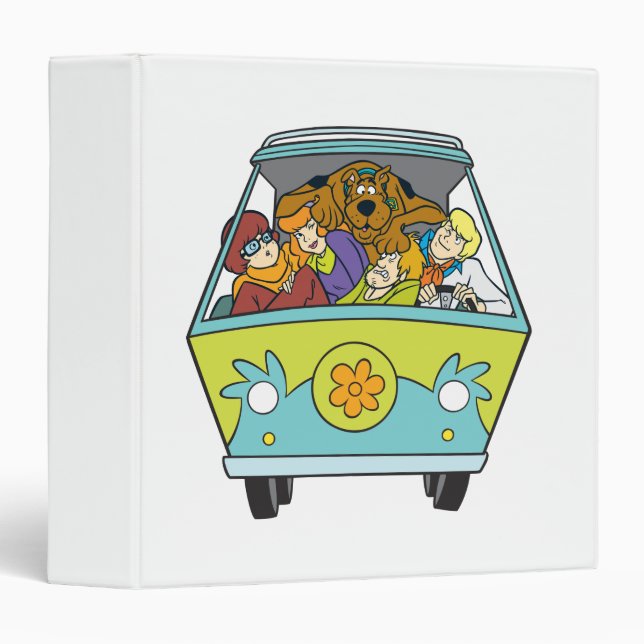 Crowded In The Mystery Machine Binder (Front/Spine)