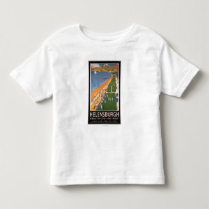 Crowds along Clyde Coast Beach Railways Poster Toddler T-shirt