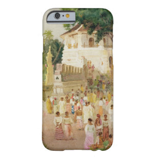 Crowds at a Monument in India, 1895 (w/c & pencil Barely There iPhone 6 Case