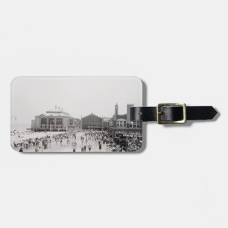 Crowds Luggage Tag