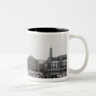 Crowds Two-Tone Coffee Mug