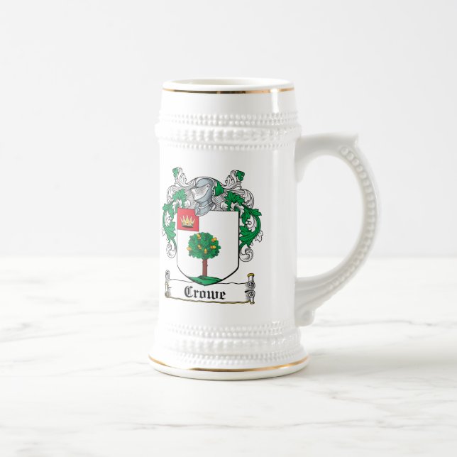 Crowe Family Crest Beer Stein (Right)