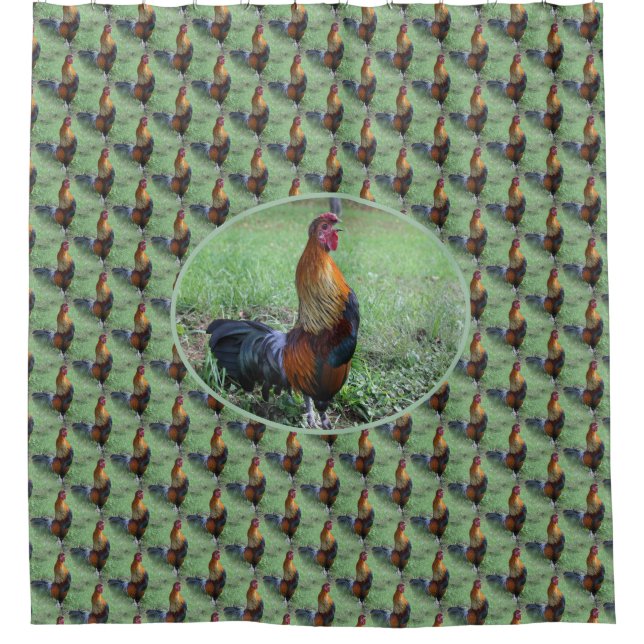 Crowing Rooster Nature Art  (Front)