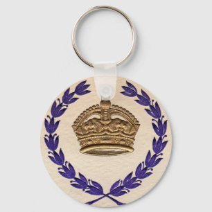 crown and garland keychain