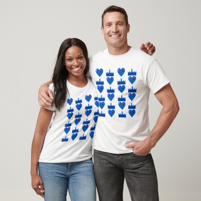 Crown and Heart T-Shirt (Unisex)
