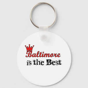 Crown Baltimore Keychain