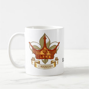 Crown Banner.    King GrandPa     Mug