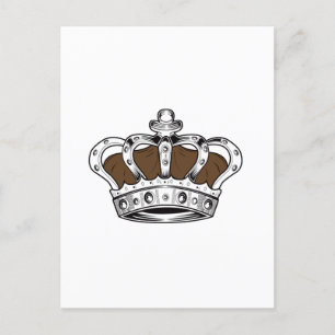 Crown - Brown  Postcard