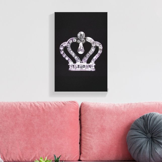 Crown Canvas Print (Insitu(LivingRoom))