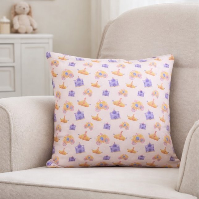 Crown & Carriage Throw Pillow (Creator Uploaded)