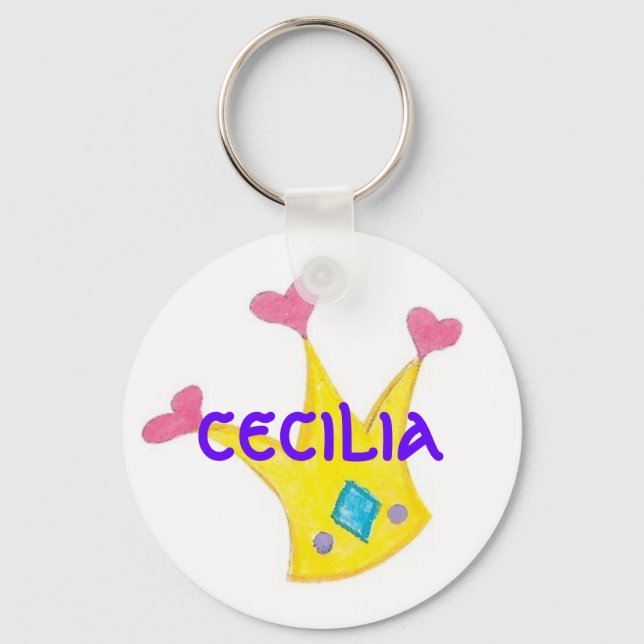 Crown, cecilia key chain (Front)