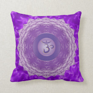 Crown Chakra Throw Pillow