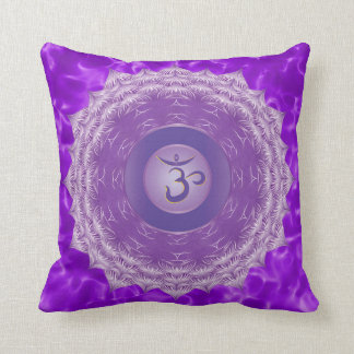 Crown Chakra Throw Pillow