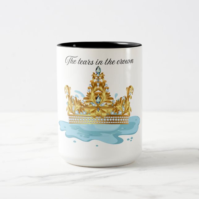 Crown Design Mug : cadeau unique pour les amoureux (Centre)