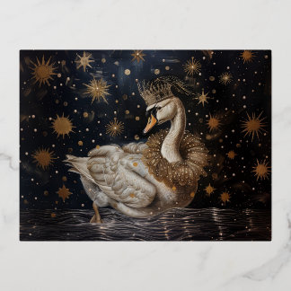 Crown  - Foil Postcards