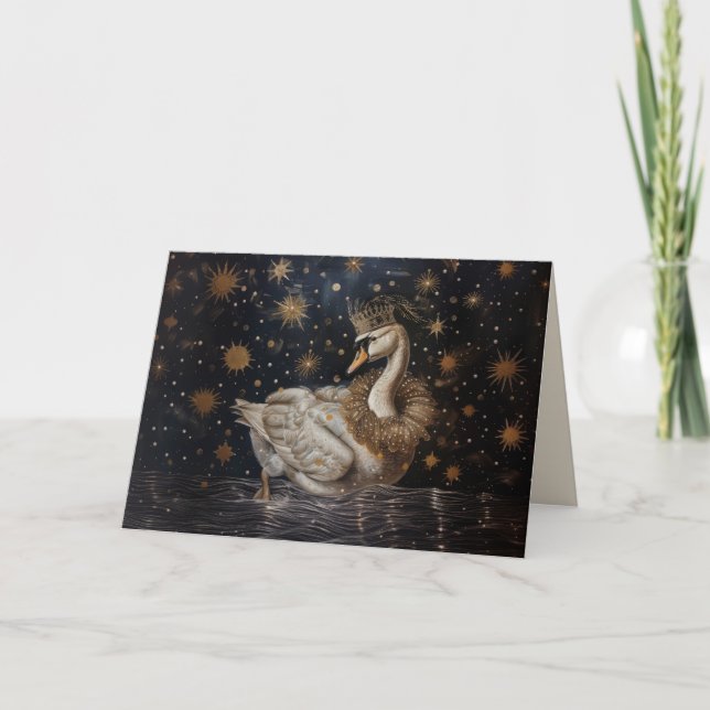 Crown - Folded Greeting Card (Front)