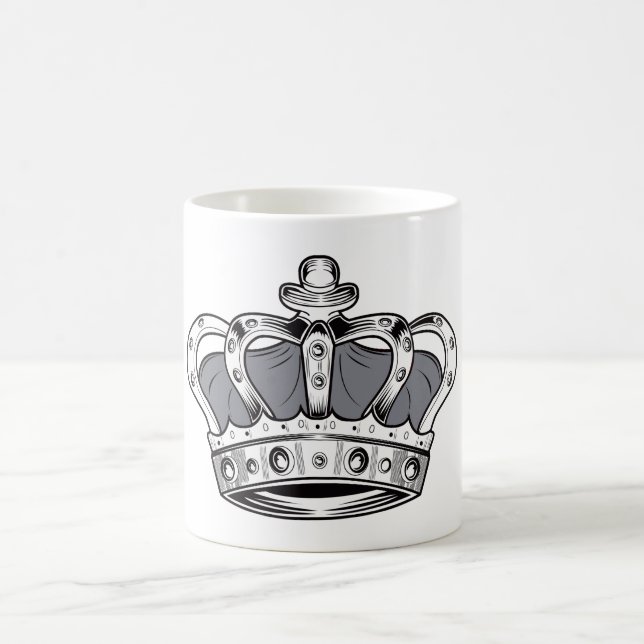 Crown - Grey Coffee Mug (Center)