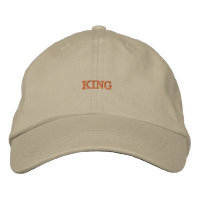 Crown Hat Yourself with Khaki King Adjustable Cap