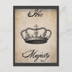 Crown_Her Majesty Postcard