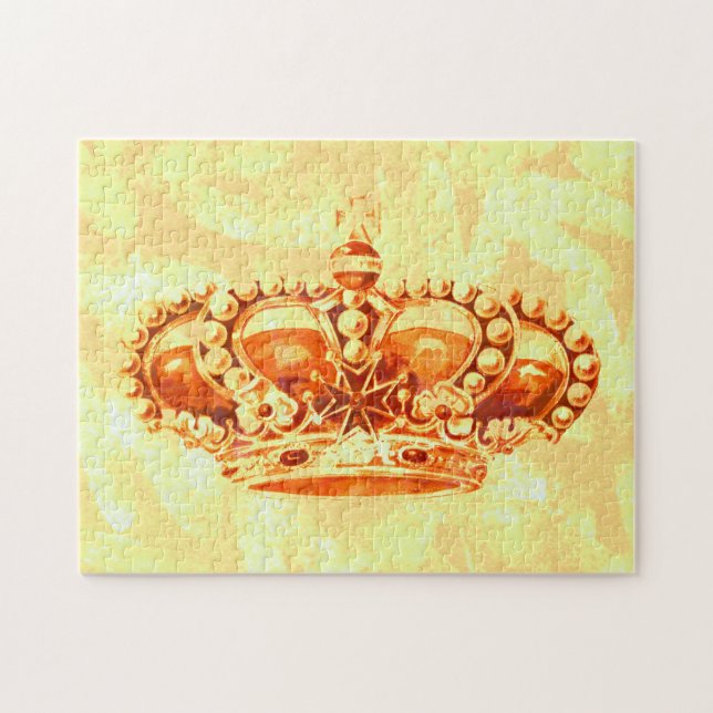 Crown in Gold Jigsaw Puzzle (Horizontal)