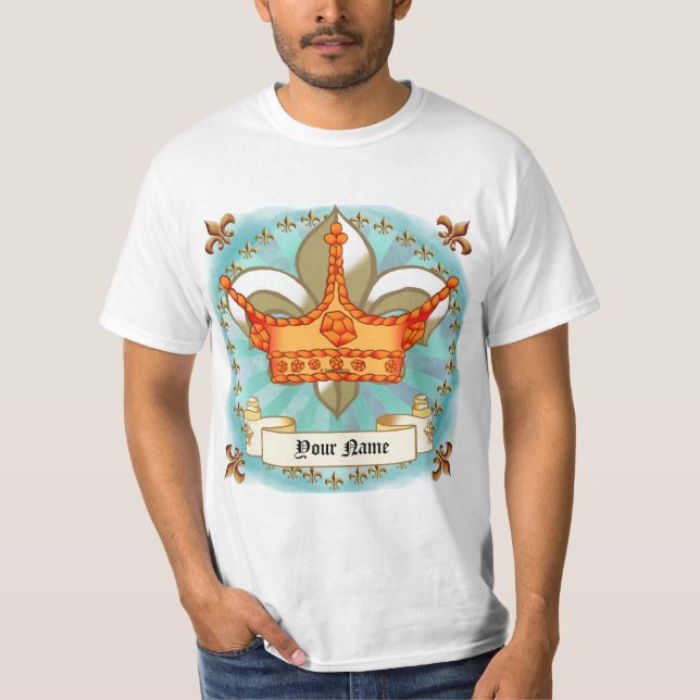 Crown King Dad custom t-shirt (Front)