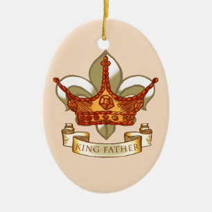 Crown King Father ornament