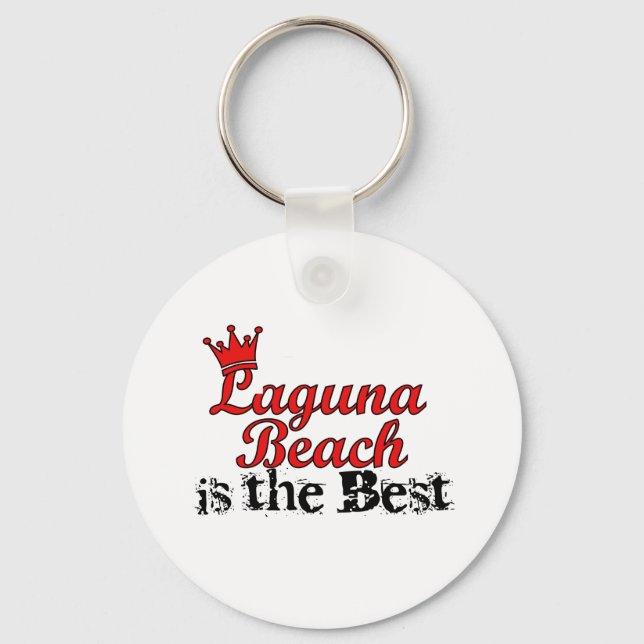 Crown Laguna Beach Keychain (Front)