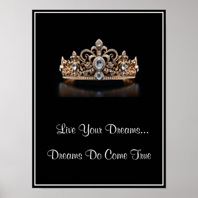 Crown Live Your Dreams Poster (Front)