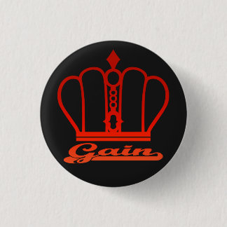 Crown logo 1 inch round button