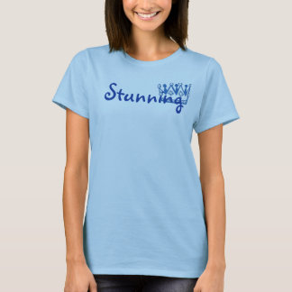Crown ltblue, Stunning T-Shirt