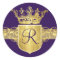 Crown Monogram, Gold Tones