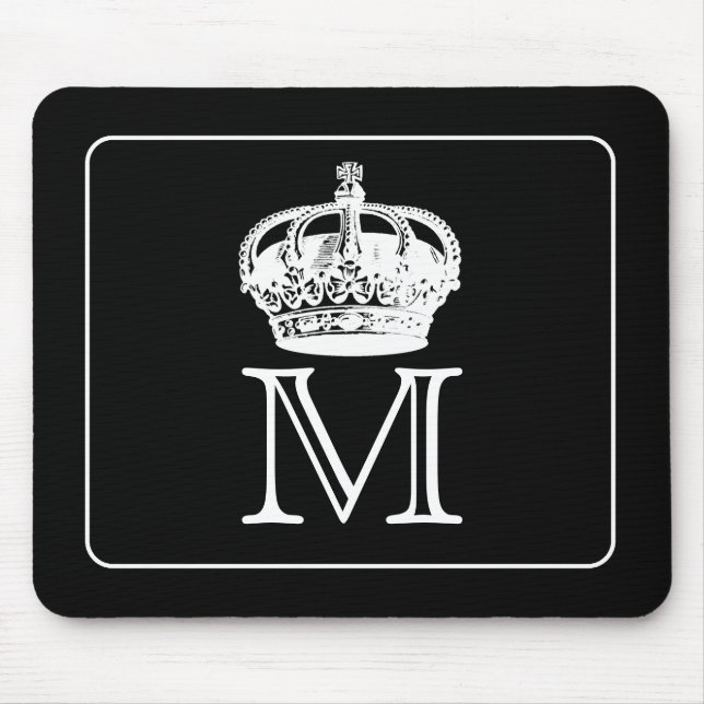 Crown Monogram Mouse Pad (Front)