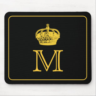 Crown Monogram Mouse Pad