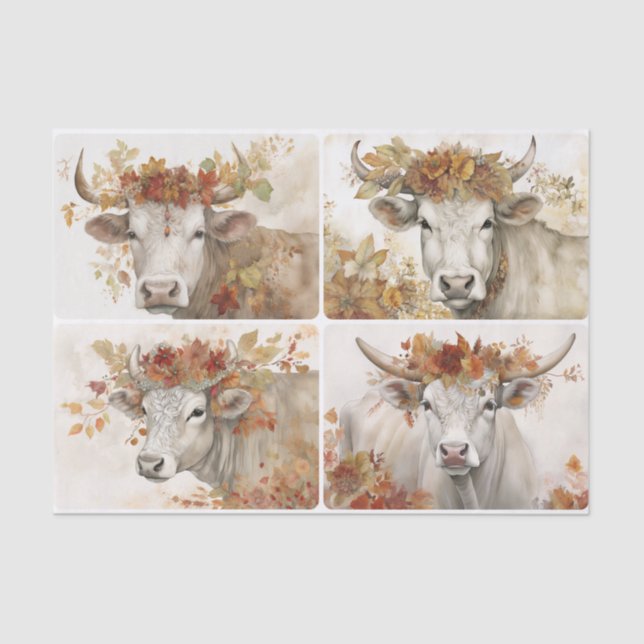 Crown of Leaves Tissue Paper (Front)