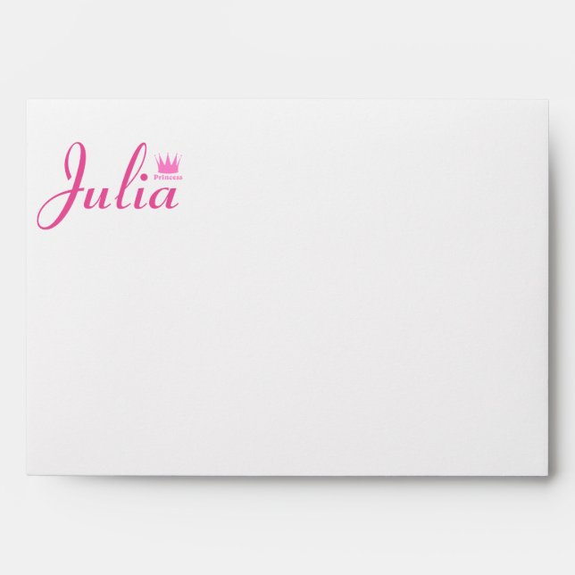Crown of Princess Envelopes (Front)
